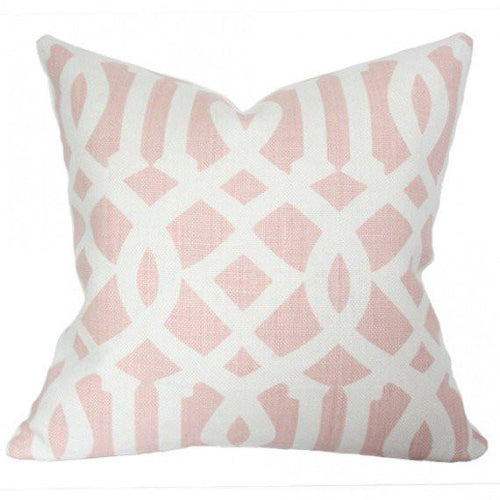 Imperial Trellis Blush Custom Designer Pillow | Arianna Belle