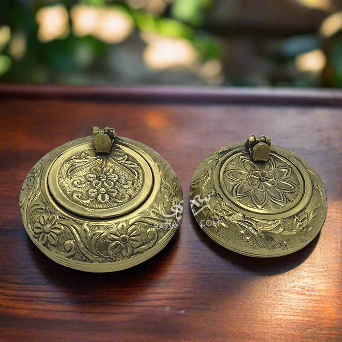 Indian Solid Portable Brass Ashtray
