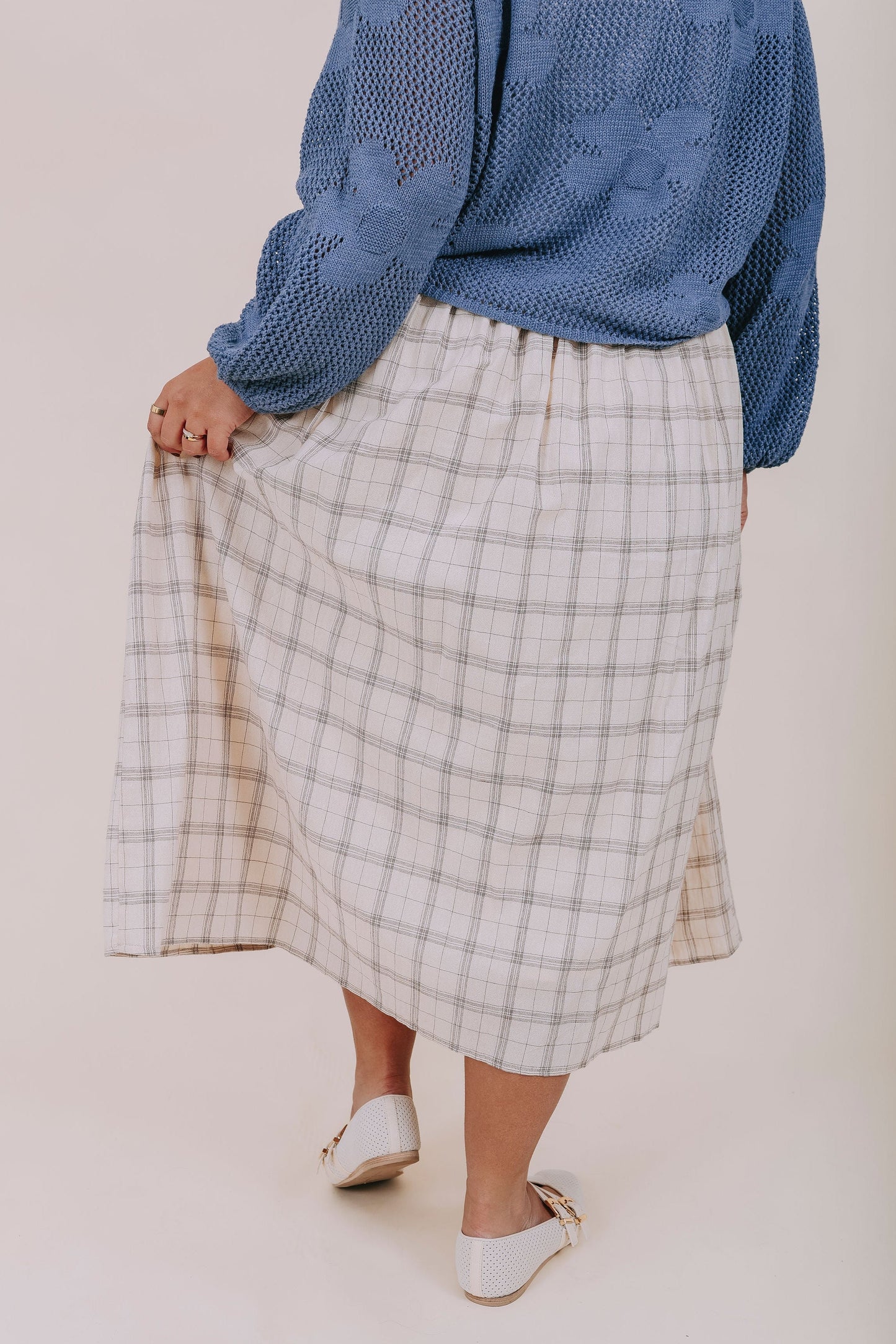 PLUS SIZE - Chai Tea Moments Skirt