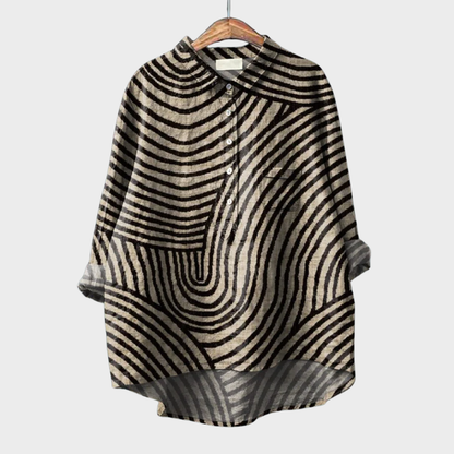 Jacinthe | Modern Graphic Blouse