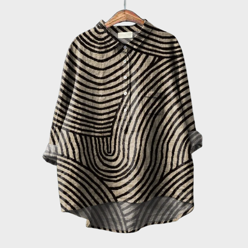 Jacinthe | Modern Graphic Blouse