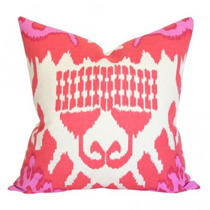 Kazak Orange & Pink Custom Designer Pillow | Arianna Belle