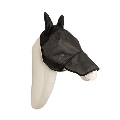 Kentucky Horsewear Fly Mask Pro Strong with Ears & Nose Black - Equiluxe Tack