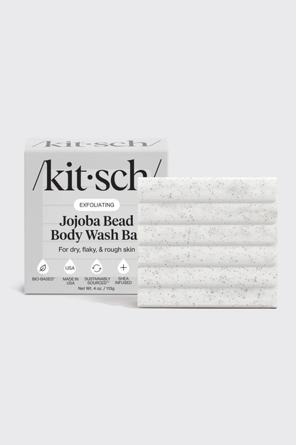 KITSCH - Jojoba Bead Exfoliating Body Wash Bar