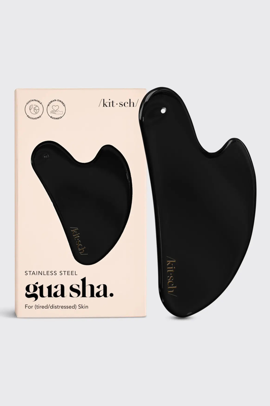 KITSCH - Stainless Steel Gua Sha - Matte Black