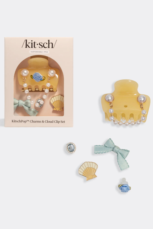 KITSCH - KitschPop™ Cloud Clip 7pc Set Coastal Cottage - Butter Yellow