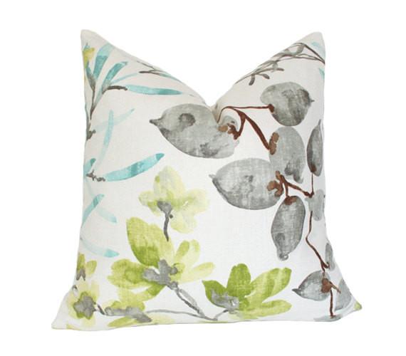 Kudzu Floral Custom Designer Pillow | Arianna Belle