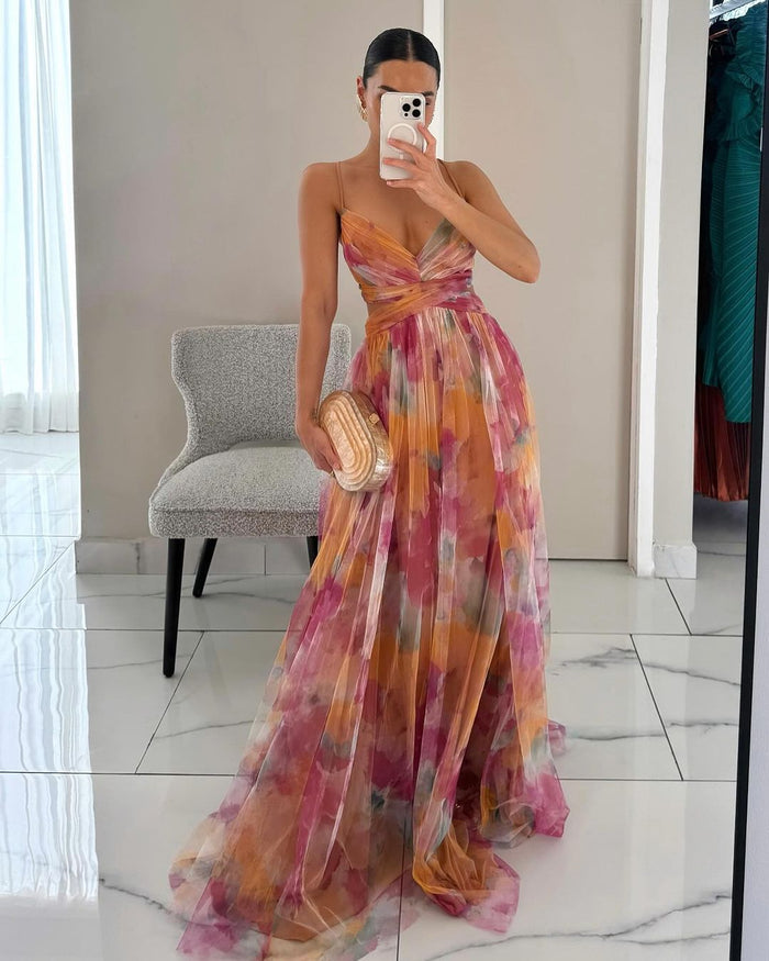 La Scintilla | Maxi Dress Floral Elegance