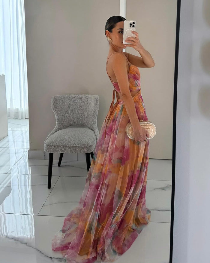 La Scintilla | Maxi Dress Floral Elegance