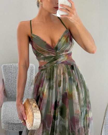 La Scintilla | Maxi Dress Floral Elegance