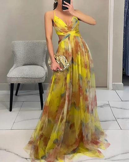 La Scintilla | Maxi Dress Floral Elegance