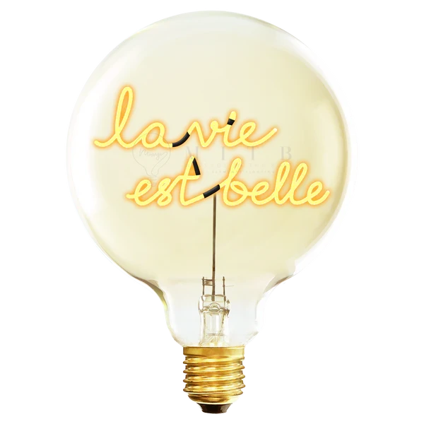LA VIE EST BELLE AMBER BULB