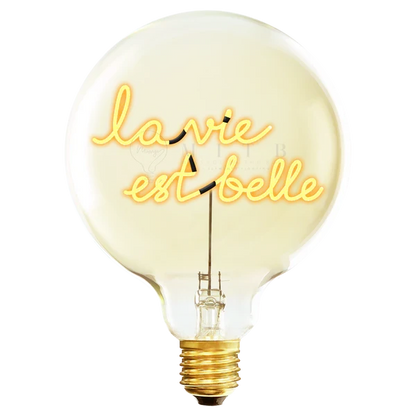 LA VIE EST BELLE AMBER BULB
