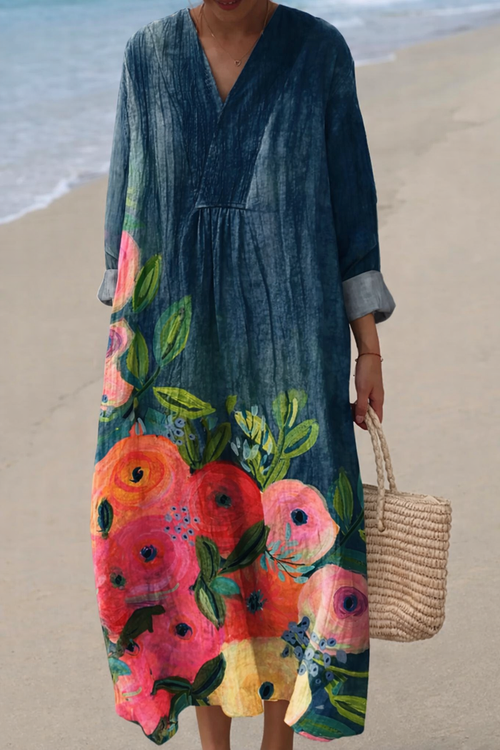 Laura™ | Boho Maxi Dress