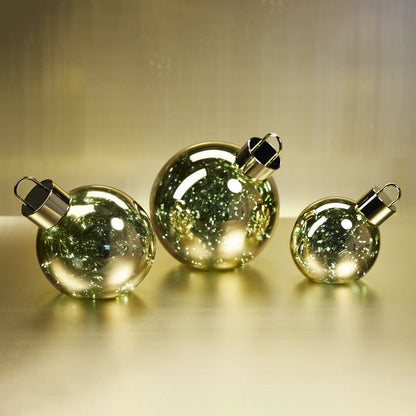 LED GOLD GLASS OVERSIZED 7.75"
