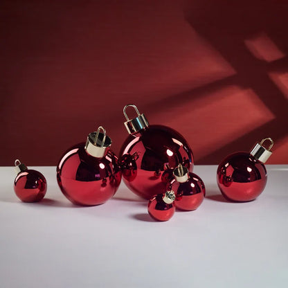 LED METALLIC GLASS BALL -RED-5