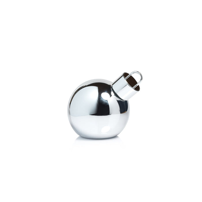 LED SILVER GLASS OVERSIZED 7.75"
