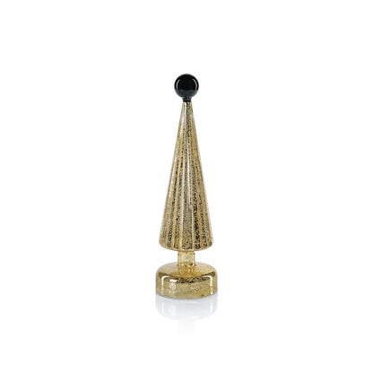 LED TREE GLOBE FINIAL GOLD 12.5"