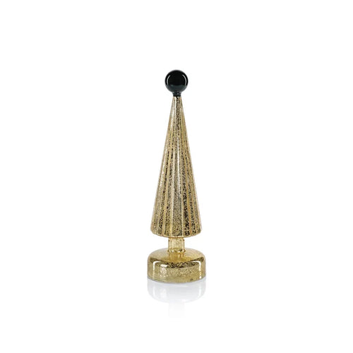 LED TREE GLOBE FINIAL GOLD 12.5"