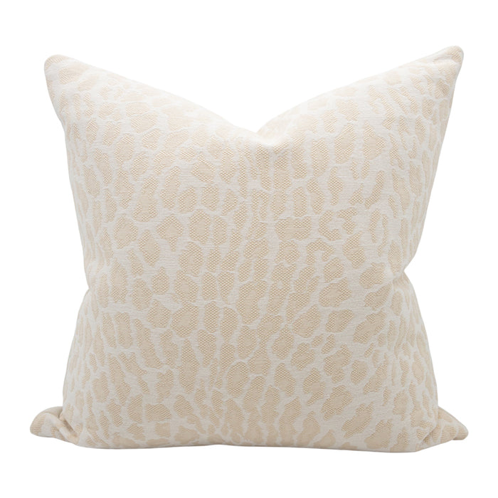 Leopard Ivory Designer Pillow