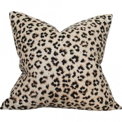 Leopard Linen Custom Designer Pillow | Arianna Belle