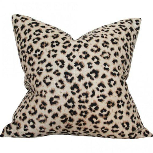Leopard Linen Custom Designer Pillow | Arianna Belle