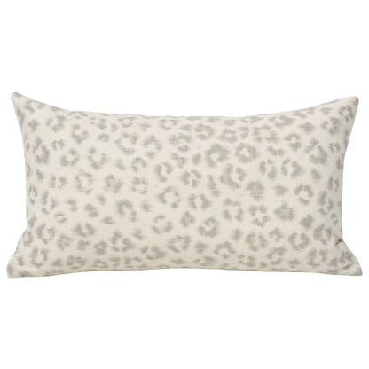 Leopard Linen Taupe & Ivory (Last Chance)