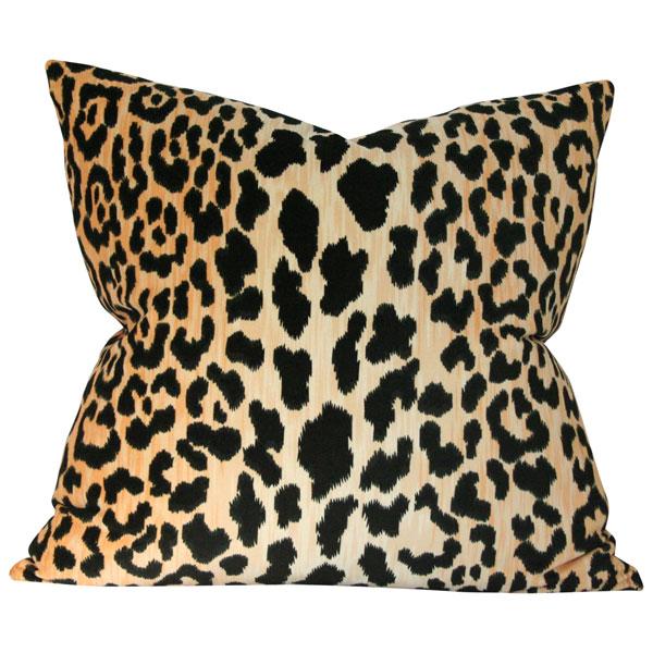 Leopard Velvet Custom Designer Pillow | Arianna Belle