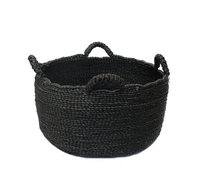 LES QUATRE MAINS BASKETS- BLACK- S