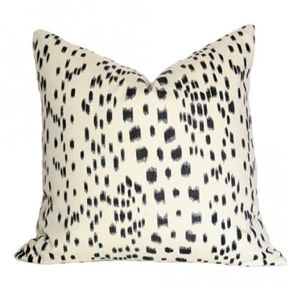 Les Touches Black Custom Designer Cushion | Arianna Belle