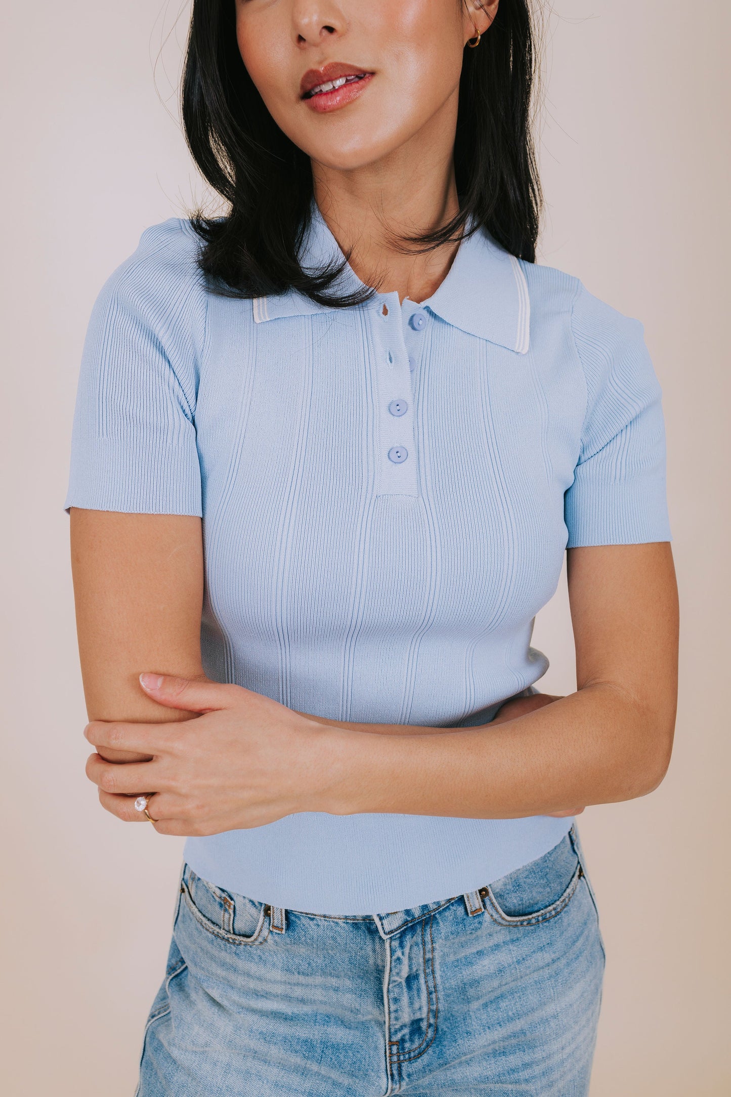 Cool and Collared Top