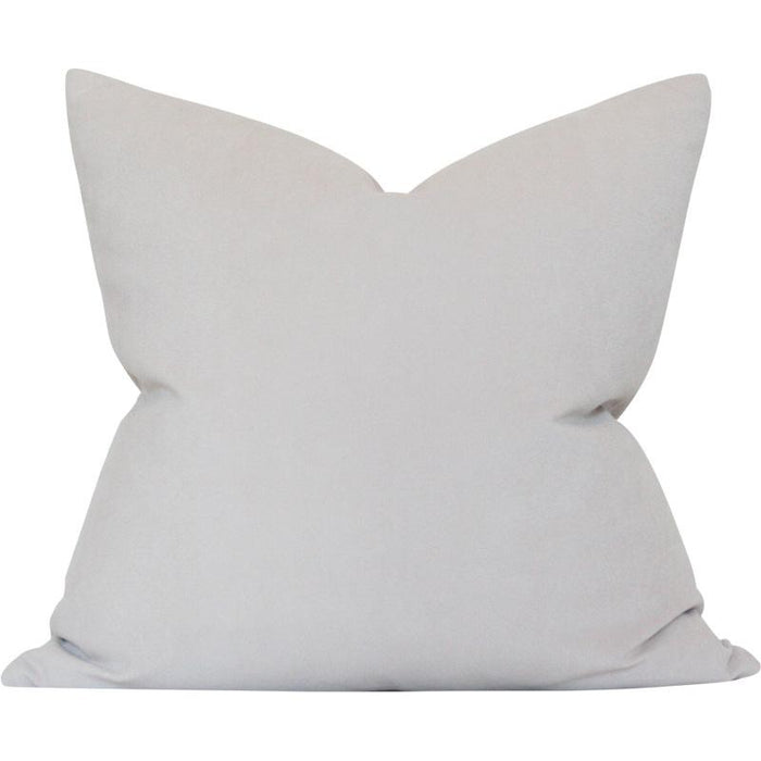Light Greige Performance Velvet Custom Designer Pillow | Arianna Belle