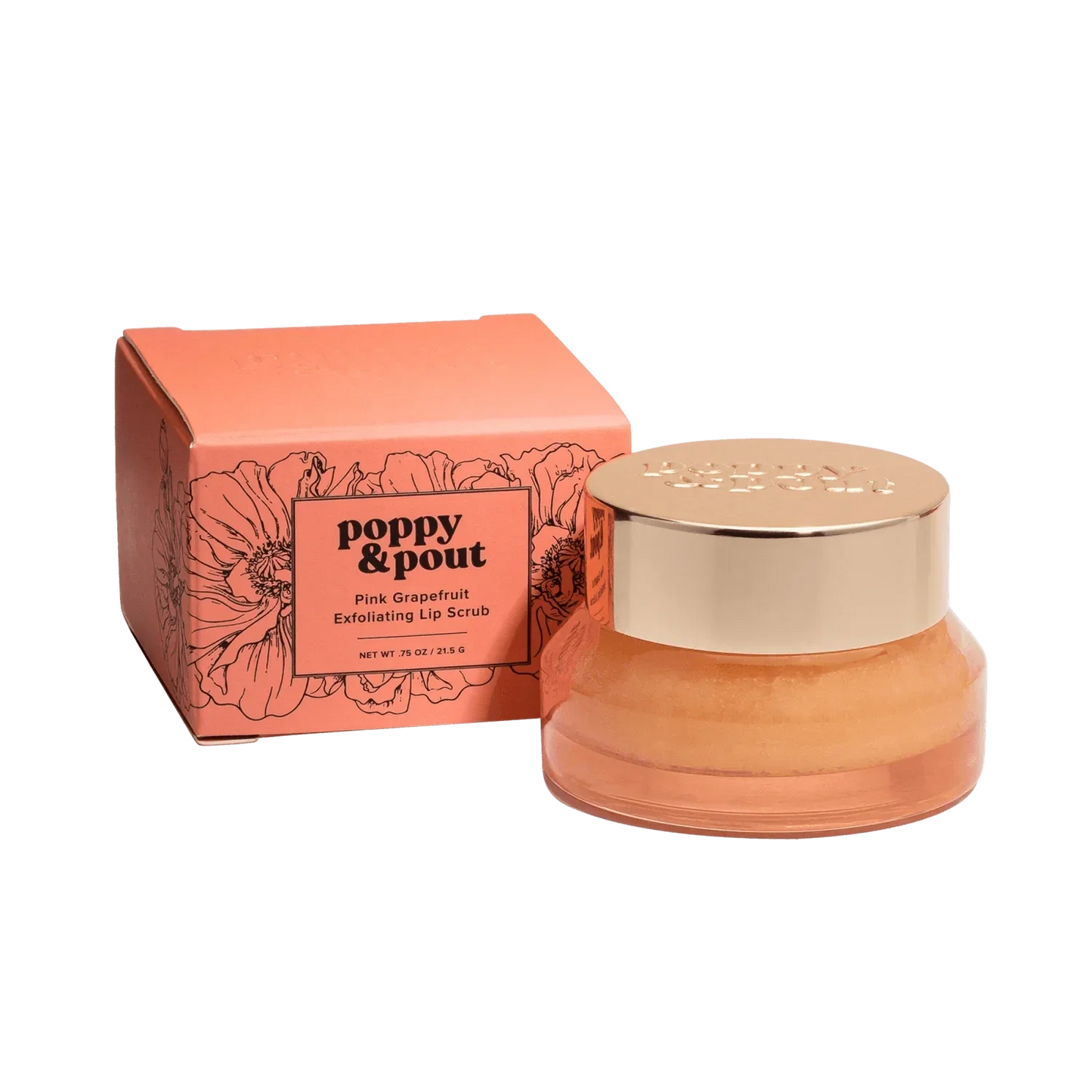 POPPY & POUT - Lip Scrub - Pink Grapefruit