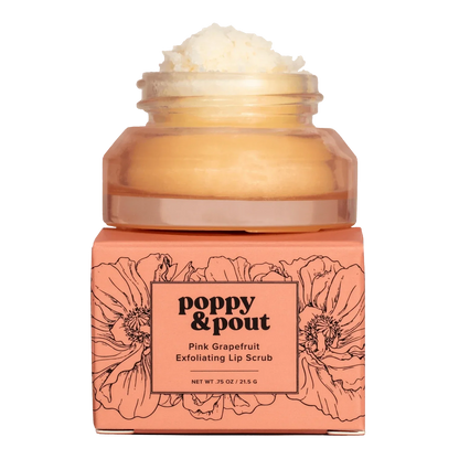 POPPY & POUT - Lip Scrub - Pink Grapefruit