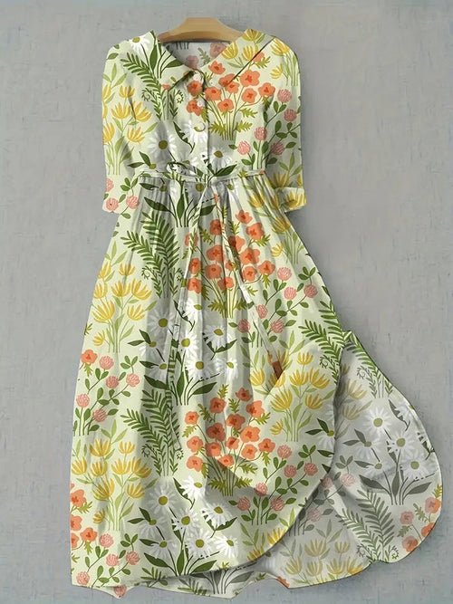 Livia - Comfortable Floral Dress