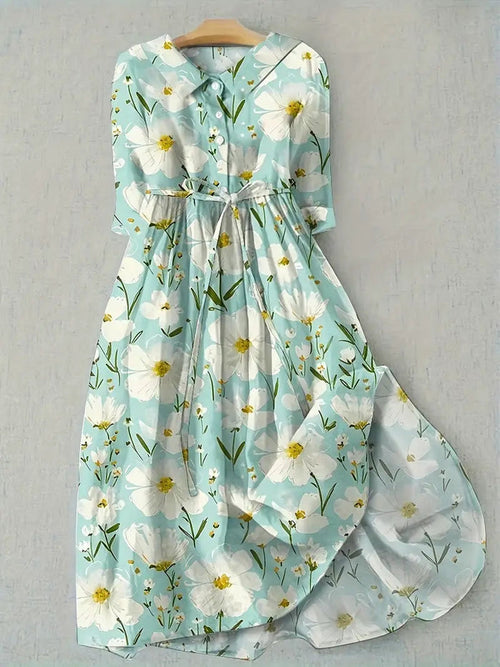 Livia - Comfortable Floral Dress