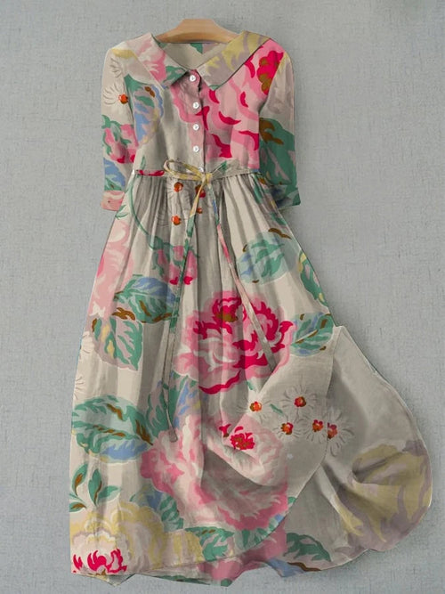 Livia - Elegant Floral Dress