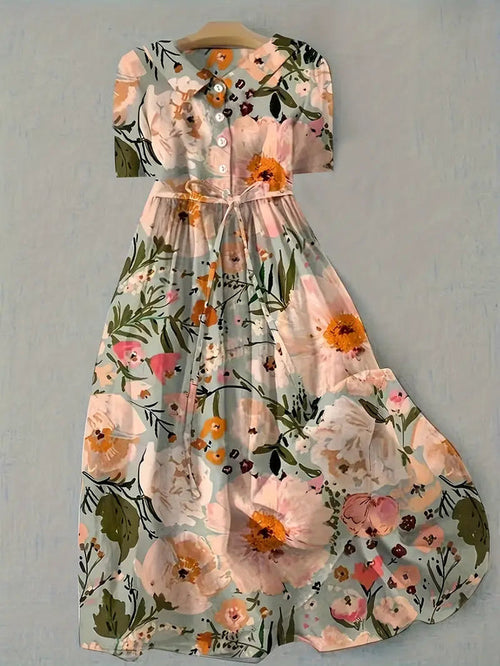 Livia - Refined Floral Dress