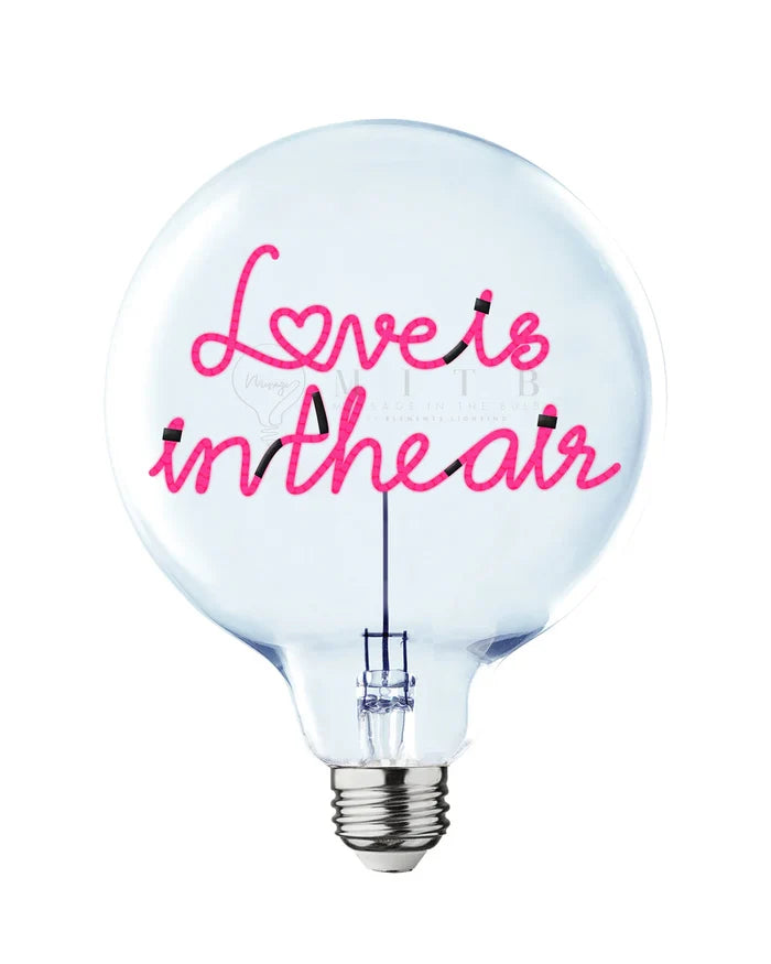 LOVE IS IN THE AIR RED BULB