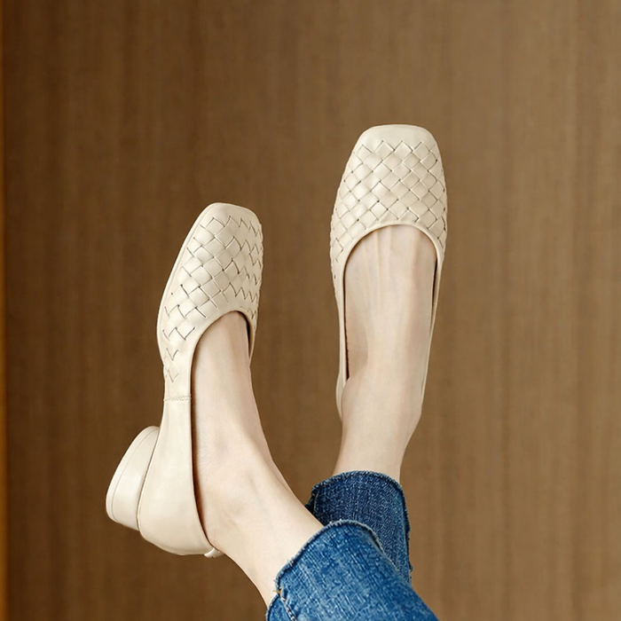 Marcelle Leather Ballerinas