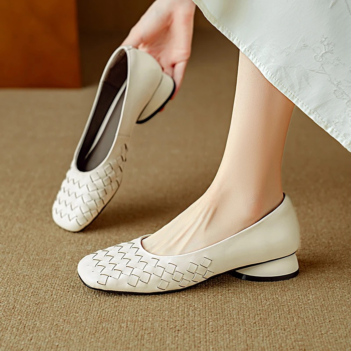 Marcelle Leather Ballerinas