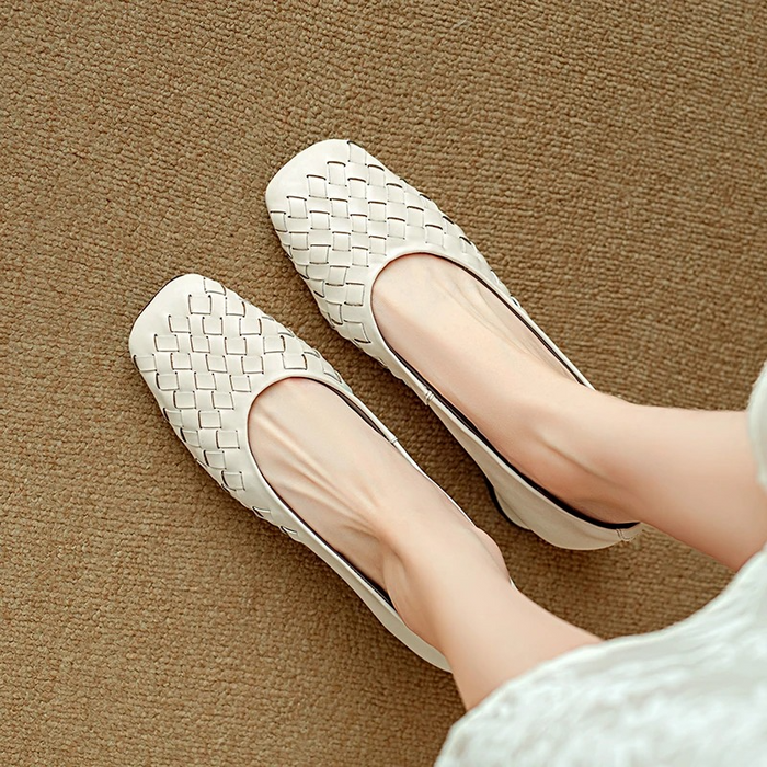 Marcelle Leather Ballerinas