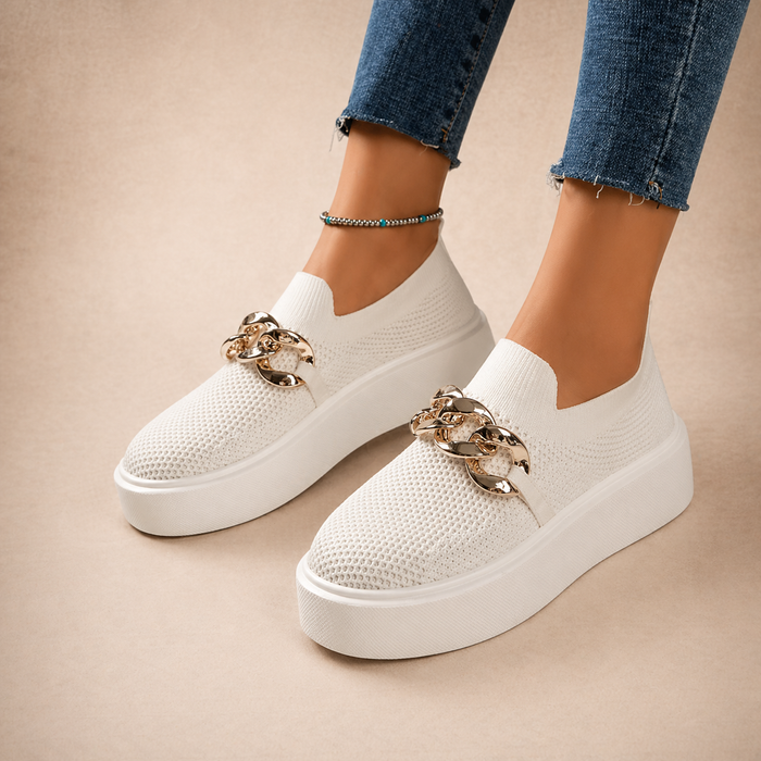 Maria - Metal Chain Shoes
