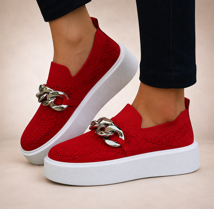 Maria - Metal Chain Shoes