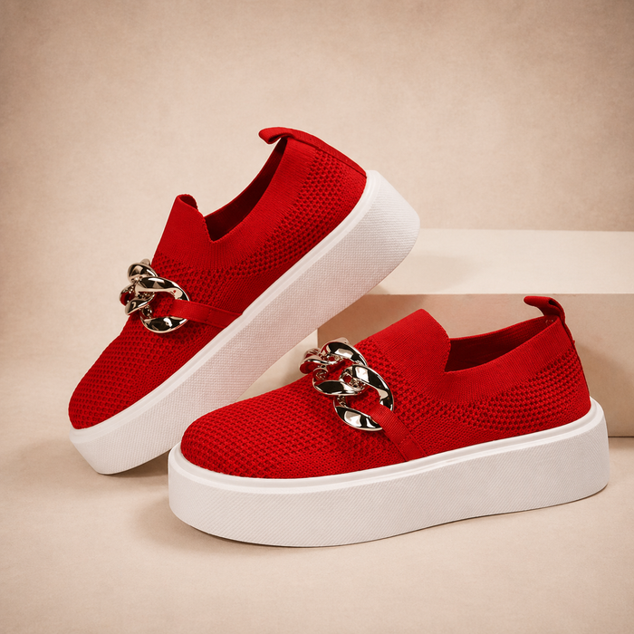 Maria - Metal Chain Shoes