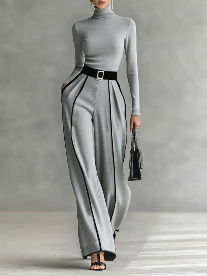 Marie™ | Elegant Set with Contrast Detail