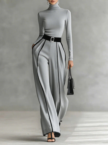 Marie™ | Elegant Set with Contrast Detail