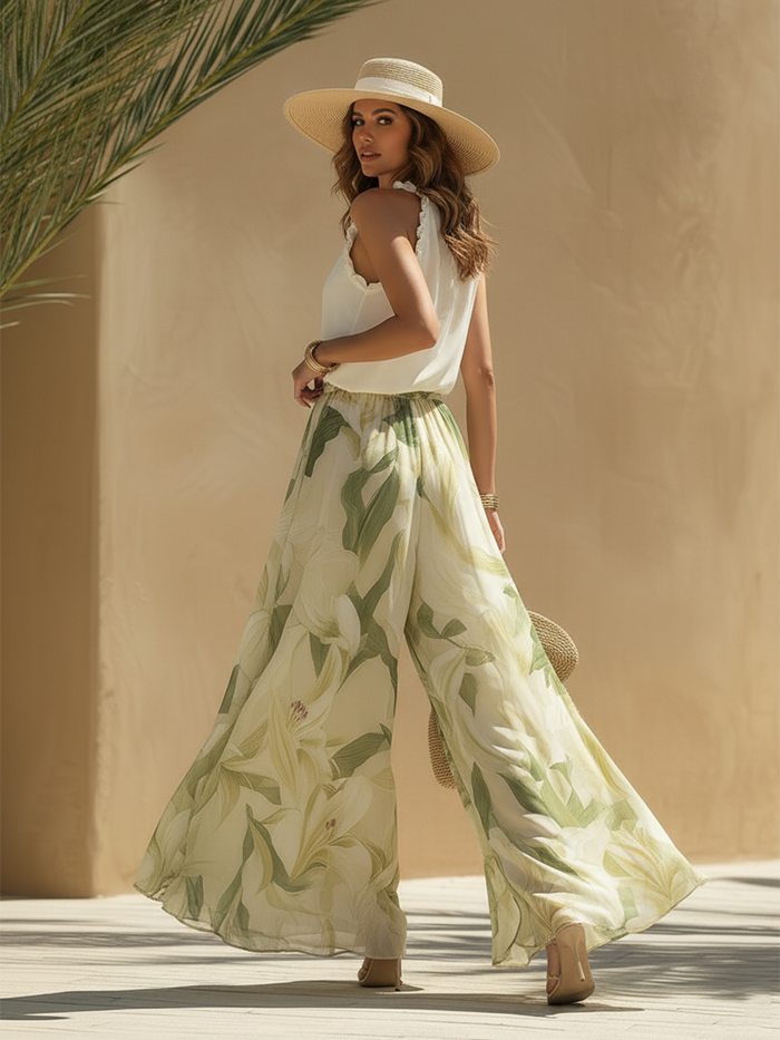 Mary | Elegant Lily Printed Fluid Set