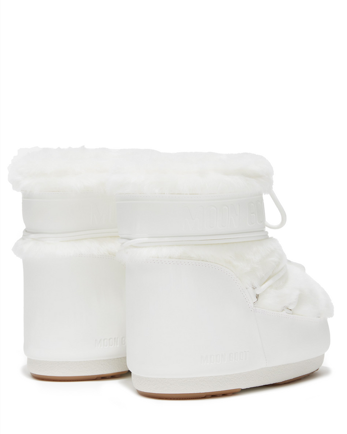 MB Icon Low Faux Fur Optical White 80D1409390