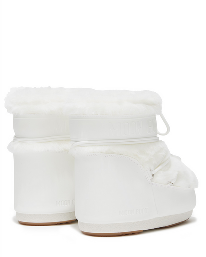 MB Icon Low Faux Fur Optical White 80D1409390